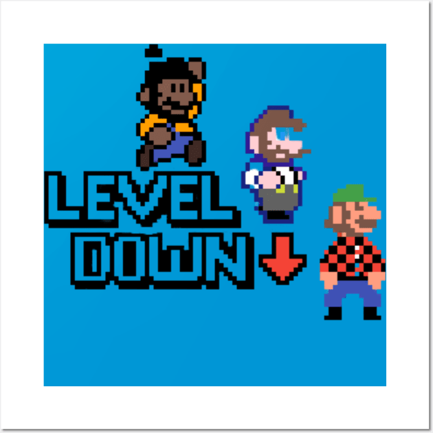 Level Down: Episode 1 Wall Art by 2MBStudios